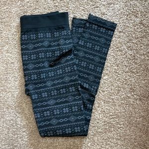 Fleece lined legging